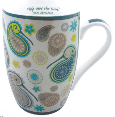Kiwis for Kiwi Paisley Kiwi Mug