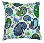Kiwis for Kiwi Paisley Cushion Cover