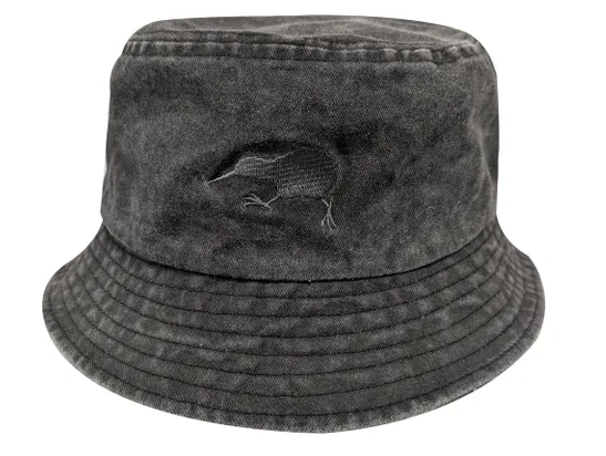 Black Kiwi Bucket Hat