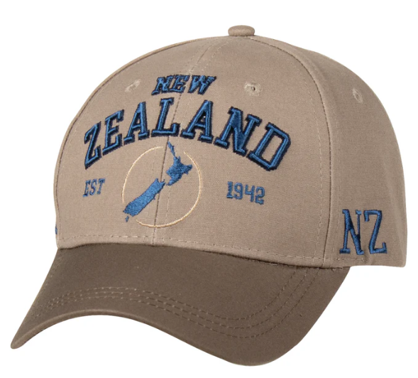 3D NZ Cap - Brown