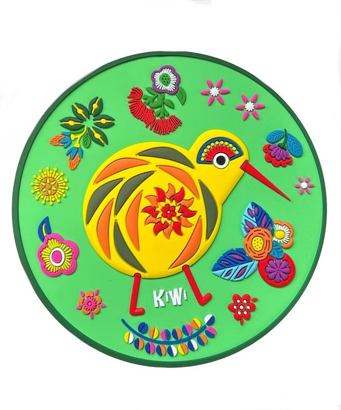 Retro Luggage Tag - Kiwi